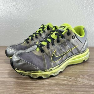 Nike Boys Air Max 09 400153-003 Gray Silver Running Shoes Sneakers Size 6.5Y